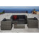 International Home Miami Atlantic 5 Piece Deep Seating Group with Cushions