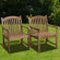 International Home Miami Darwin Stacking Dining Arm Chairs (Set of 4)