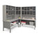 Marvel Office Furniture 120 Adjustable Slot Corner Literature Organizer