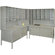 Marvel Office Furniture 84 Slot Corner Literature Organizer with Cabinet