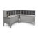 Marvel Office Furniture 60 Adjustable Slot Literature Organizer with Cabinet