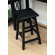 Carolina Cottage O'Malley Pub Counter Stool in Antique Black