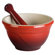 Le Creuset Large Mortar and Pestle Set in Cherry