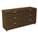 Nexera Nocce Truffle Double 6 Drawer Dresser