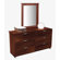 Nexera Nocce Truffle Double 6 Drawer Dresser
