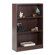 Nexera Essentials 48" X 31" Tall Bookcase in Mahogany