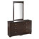 Nexera Pocono 6 Drawer Double Dresser in Espresso Laminate