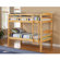 Home Loft Concept Twin over Twin Bunk Bed with Built-In Ladder