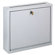 Buddy Products Wall-Mountable Interoffice Mail Collection Box, 12w x 3d x 10h, Platinum