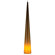 Tech Lighting Pinnacle One Light Pendant with Brown Shade