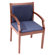 Regency Regent Wood and Fabric Guest Side Chair