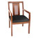 Regency Preston Guest Side Chair with Transitional Wood Back