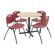 Regency Hospitality Four Chairs with Steel Frame