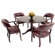 Regency Prestige Traditional Veneer Round Conference Table in Mahogany