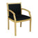 Regency Regent Wood and Fabric Guest Side Chair