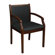 Regency Regent Wood and Fabric Guest Side Chair