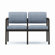Lesro Lenox Two Seats with Wood Frame