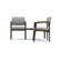Lesro Lenox Tandem Chair with Connecting Table