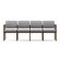 Lesro Lenox Four Seats with Wood Leg
