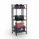 Convenience Concepts XTRA Storage 3 Tier Folding Shelf in Black
