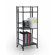 Convenience Concepts XTRA Storage 3 Tier Folding Shelf in Black