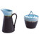 Caldo-Freddo Kon-Tiki Sugar Bowl and Creamer Set