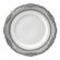 Ten Strawberry Street Vanessa Platinum 12" Buffet Plate 