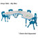 Brite Kids Quick Ship: Classroom Horseshoe Table