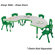 Brite Kids Quick Ship: Classroom Horseshoe Table