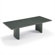 ABCO 120" Wide Self Edge Rectangle Top Conference Table with Curve Base