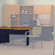 ABCO Unity Executive Series 29" H x 72" W Freestanding "P" Peninsula