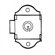 Penco Built-in Key Locks with  Flat Key - Dead Bolt, Keyed Differently, 2 Keys