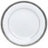 Nikko Ceramics Sentiments Platinum Filigree 10.5" Dinner Plate