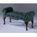 Bernards Traditional Boudoir Upholstered Bench