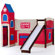 NE Kids School House Twin Firehouse Low Loft Bed