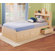 New Visions by Lane My Space, My Place Storage Twin Bed in Dark Walnut