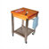 John Boos Cucina Americana Technica Kitchen Cart with Wood Top