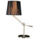 ET2 Tuxedo Swing Arm Table Lamp in Satin Nickel