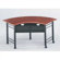 Mayline Group Conclave: 67" x 24" Crescent Meeting/Training Table
