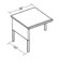 Mayline Group Mailflow-To-Go: Corner Work Table