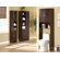 4D Concepts Louver Storage Tower with Four Adjustable Shelves in Espresso