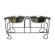 YML Wrought Iron Stand with Double Stainless Steel  Bowls