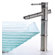 Kraus Square Clear Alexandrite Glass Sink and Bamboo Faucet