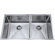 Kraus 33" Undermount 70/30 Double Bowl Kitchen Sink with 11" Faucet and Soap Dispenser