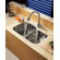 Kraus  Stainless Steel Undermount 32" Double Bowl Kitchen Sink with Pull-Out Kitchen Faucet and Soap Dispenser