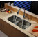 Kraus 32 inch Undermount Double Bowl Stainless Steel Kitchen Sink with Kitchen Faucet and Soap Dispenser