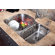 Kraus Kitchen Accessories 18" Stainless Steel Rinse Basket for Kitchen Sink in Chrome