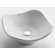 Kraus White Tulip Ceramic Sink with Pop Up Drain Chrome