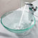 Kraus Broken Glass Vessel Sink and Single Hole Faucet with Single Handle
