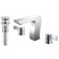 Kraus Bathroom Combos Widespread Waterfall Sonus Faucet with Double Handles